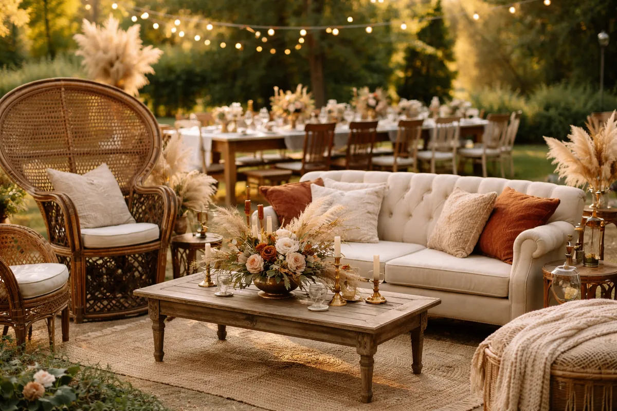 Faut-il louer ou acheter des meubles vintage pour le mariage