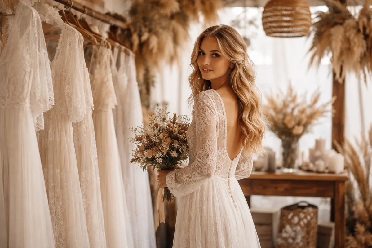Où trouver des robes de mariée au style vintage et bohème